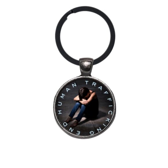 END HUMAN TRAFFICKING #2 CUSTOM KEY RING - Picture 2 of 6